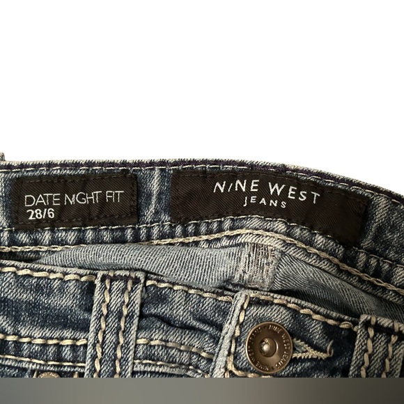 NINE WEST ANNA BLING BOOTCUT JEANS - Picture 5 of 8